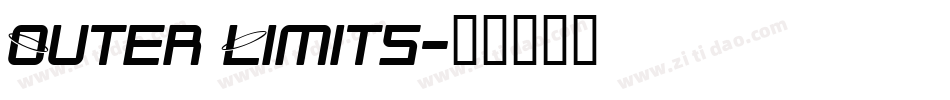 Outer Limits字体转换